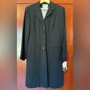 Vintage Studio I Black Long Blazer Coat